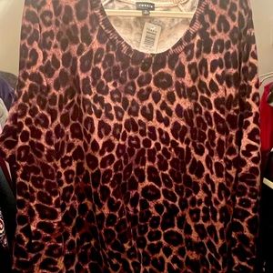 🐆 Torrid Leopard Sweater NWT